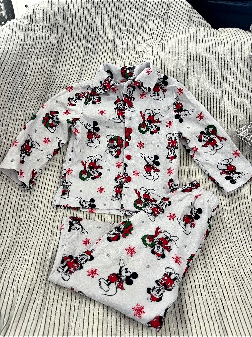 Disney Mickey Mouse Pajama Set Size 2T Like New